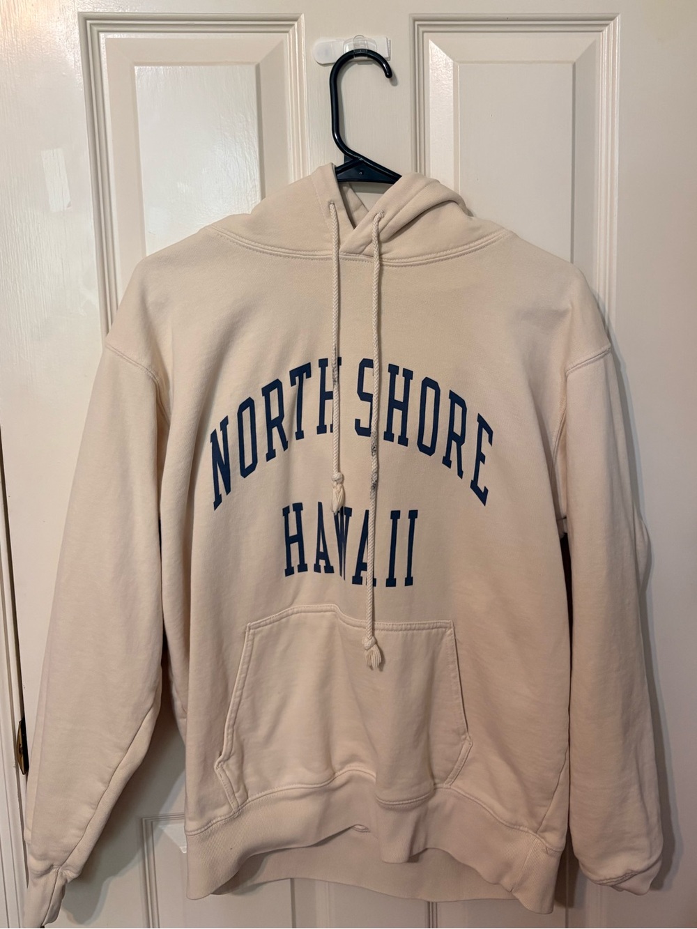 Pacsun John Galt North Shore Hawaii Cream Hoodie Sweatshirt- “ONE SIZE FITS ALL”